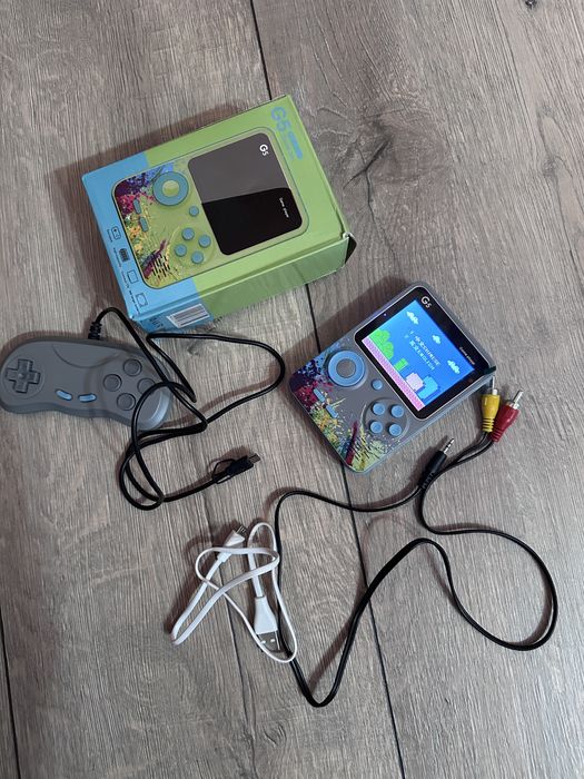 Mini joc G5 portabil, 500 de jocuri retro, clasice, pentru copii