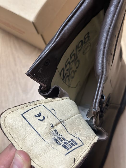 Vând bocanci piele naturala maro