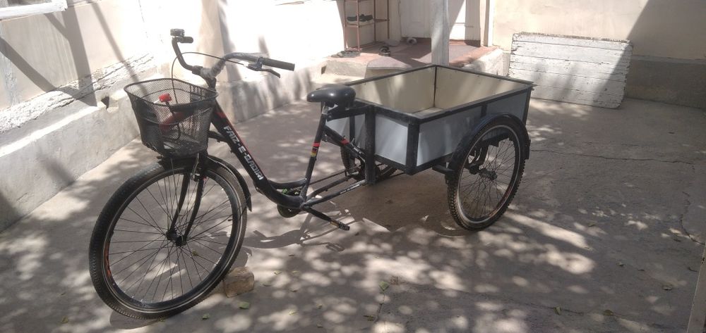 Трёх колесный грузовой велосипед для малого бизнеса