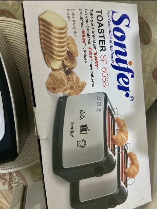 Тостер новый Sonifer