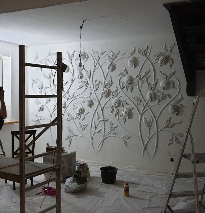 Барельеф.Скала.Обьемное панно.Скульптор.