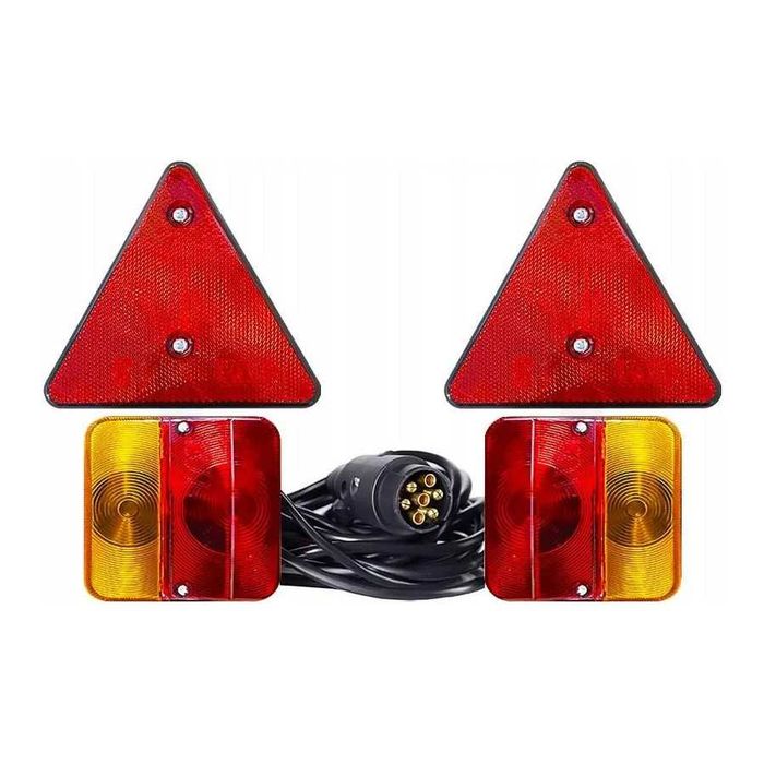 Комплект Магнитни стопове за ремарке със светлоотразители и кабел 7.5м