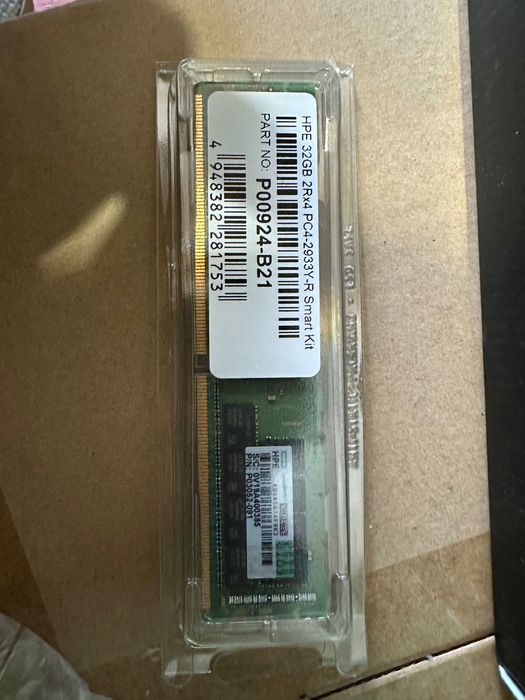 Memorie RAM Server HPE 32GB 2RX4 PC4-2933Y-R SMART KIT