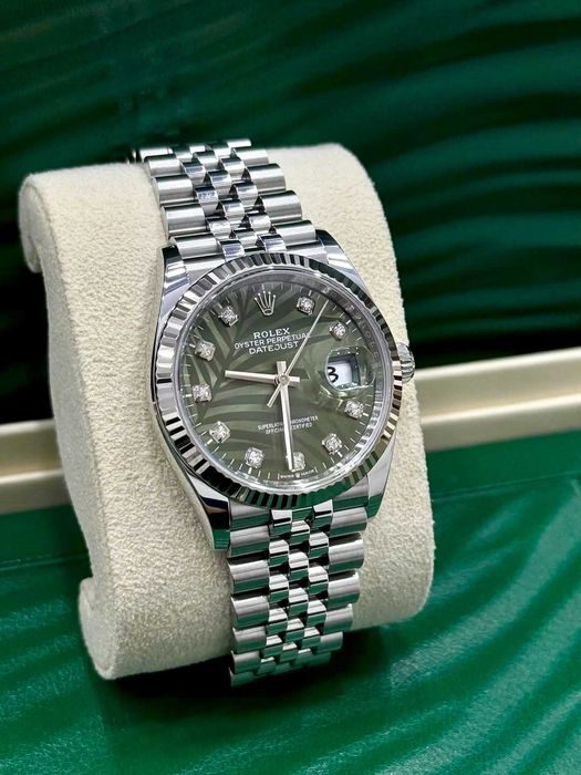 Дамски rolex datejust 36mm palm