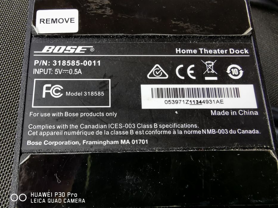 Bose-home theater dock
