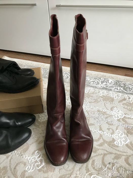 Сапоги из натуральной кожи