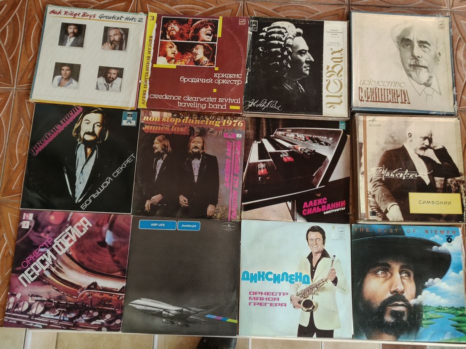 Коллекция пластинок  в количестве состояние как новые