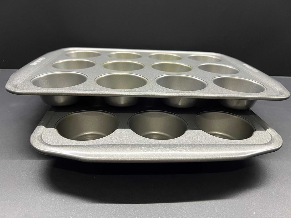 2бр Circulon тава форма за 12бр мъфини с двойно незалепващо покритие