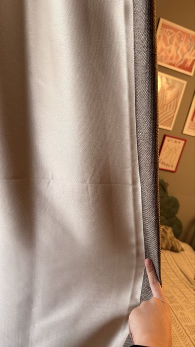 Шторы эко-лен (блэкаут)