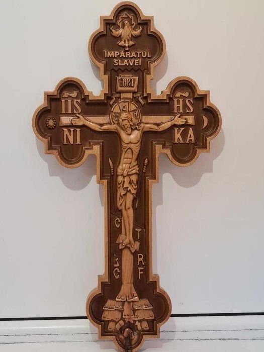 Cruce Lemn Masiv Relief 3 D