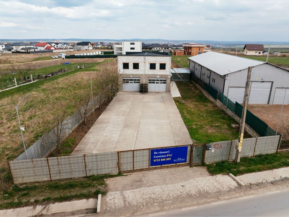 Hală Service Auto / Spațiu Comercial de Vânzare – Moara Nica, Suceava | Lângă noul Campus Universitar