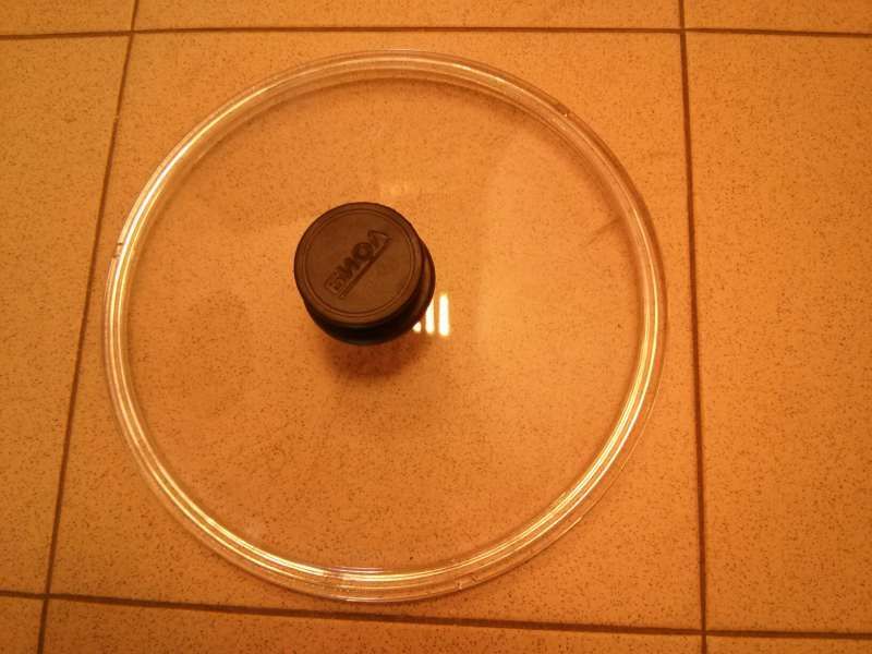 Капак стъклен кръгъл, 16см - 30см