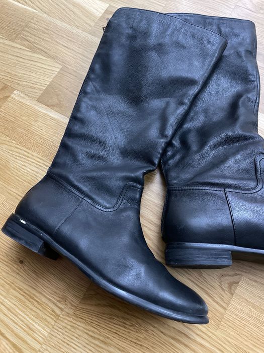 Сапоги кожаные, 36 размер