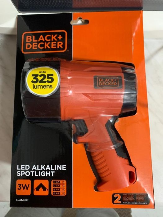 Lanterna BLACK&DECKER cu LED - 325 lumeni - noua, sigilata, cadou