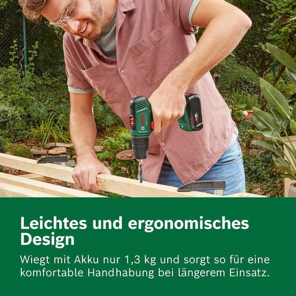 Акумулаторен Винтоверт Bosch EasyDrill 18V-40, 18V, SOLO 06039D8000, 2 години Гаранция, Нов