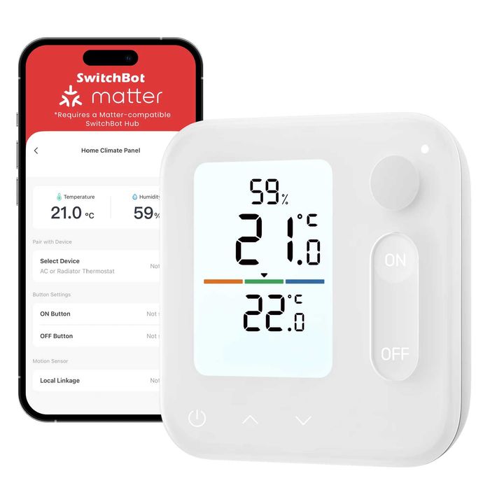 Panou control climatizare SwitchBot