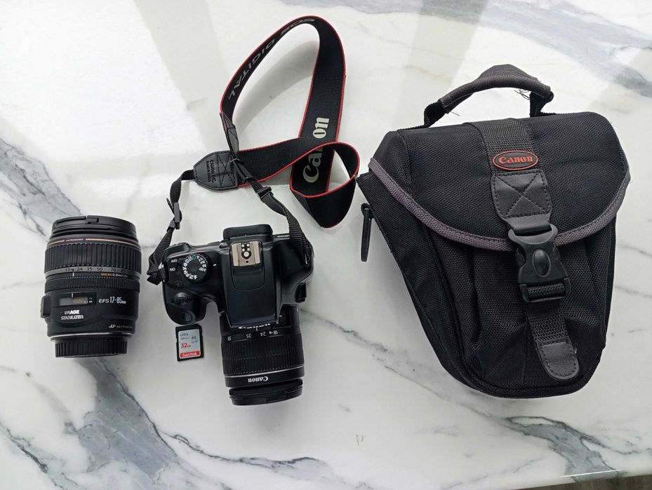 Canon EOS 1100D цифровой фотоаппарат+ 2 объектива