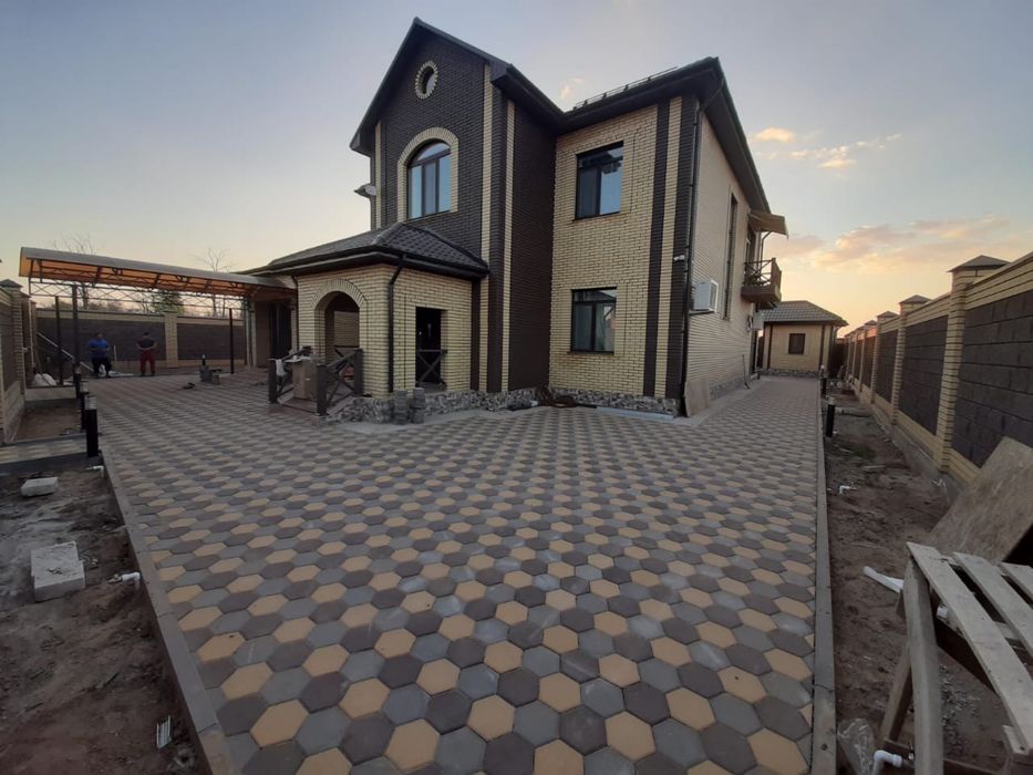 Укладка брусчатка