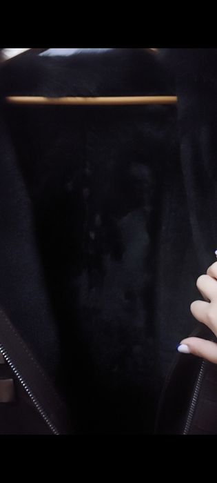 Чисто нов дамски кожух от агнешка кожа