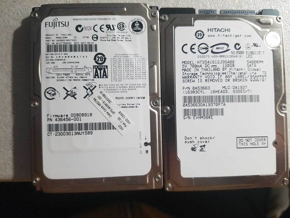 Hard disk laptop 120GB