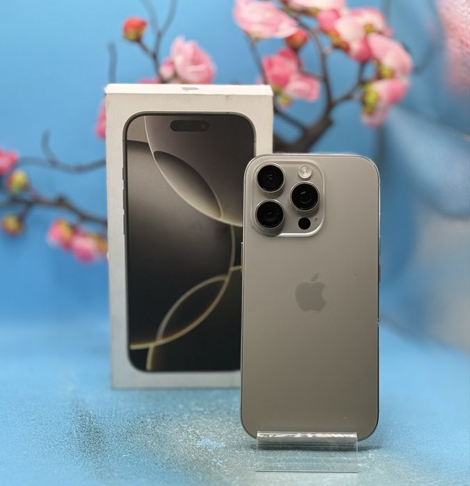 ГАРАНЦИОНЕН!!! Apple iPhone 16 Pro, 256GB, 5G, Natural Titanium