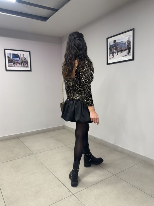 Парти рокля с пайети