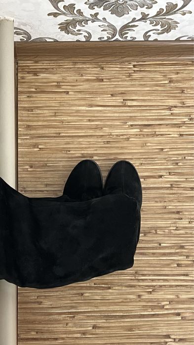 Замшевые сапоги, размер 36