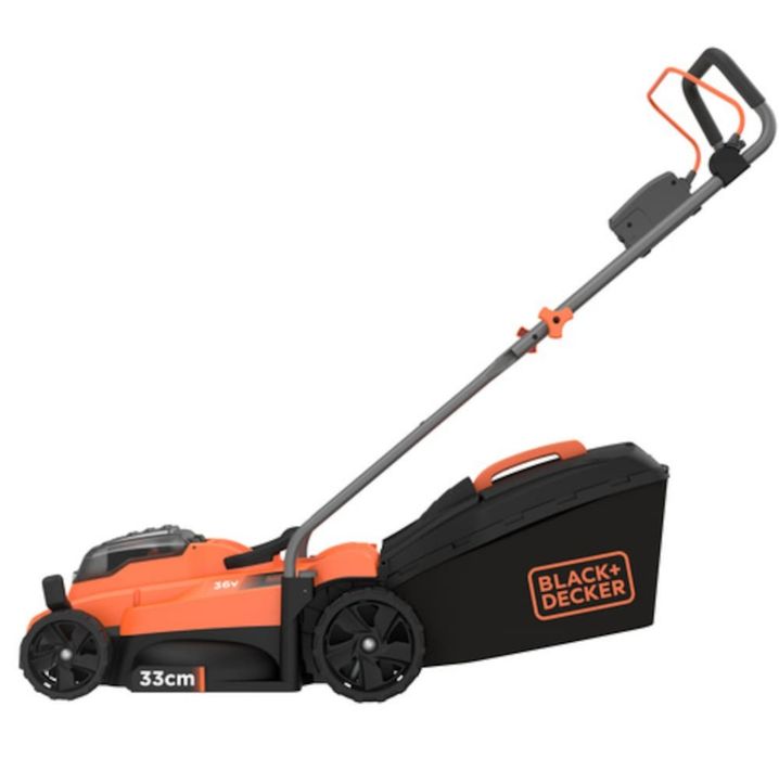 Vând mașină de tuns iarba Black & Decker pe acumulator- noua