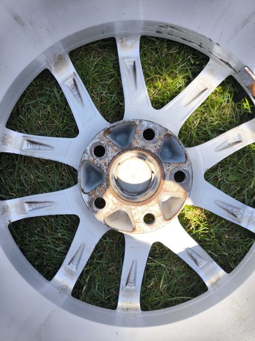 Jante 5X112 17 OEM Audi cu anvelope bune M+S VOLKSWAGEN AUDI SKODA SEAT MERCEDES