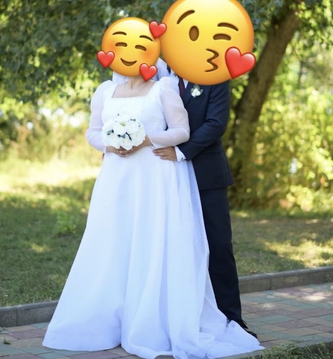 Продам свадебное платье 50 размер