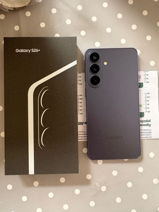 Samsung S26 Plus Deep Purple Неразличим от нов!
