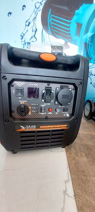 Генератор инверторный Saab бензиновый  бесшумный    generator kemage