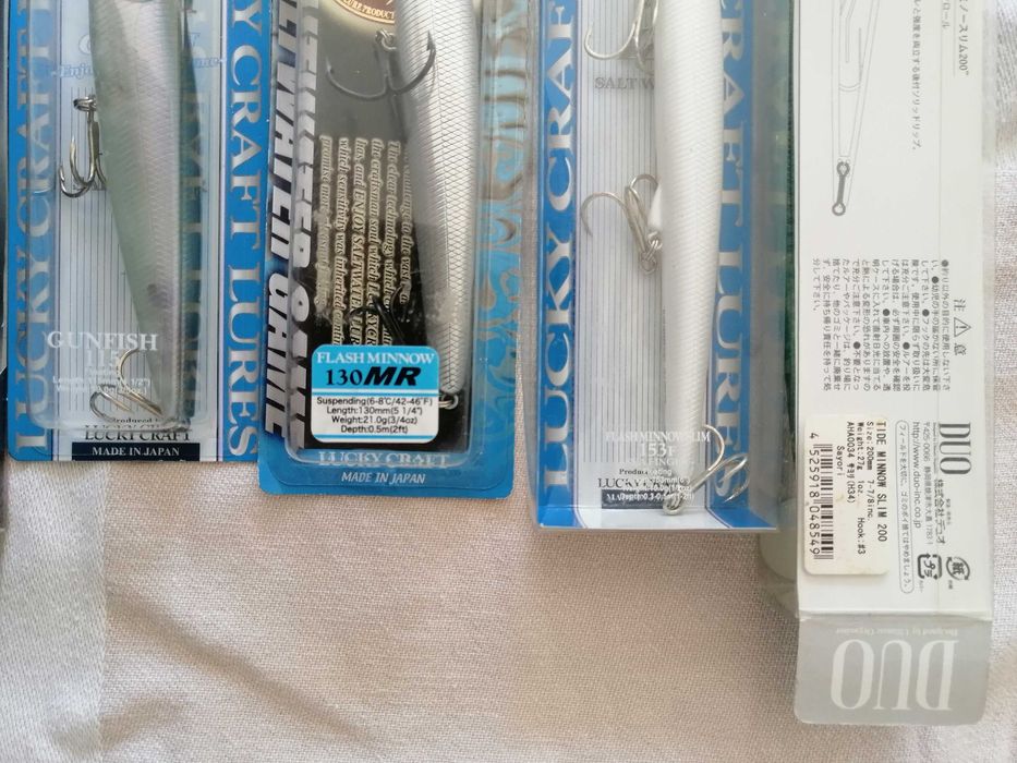 Воблери за морски риболов на DUO, LUCKY CRAFT LURES, YOKUZANA нови
