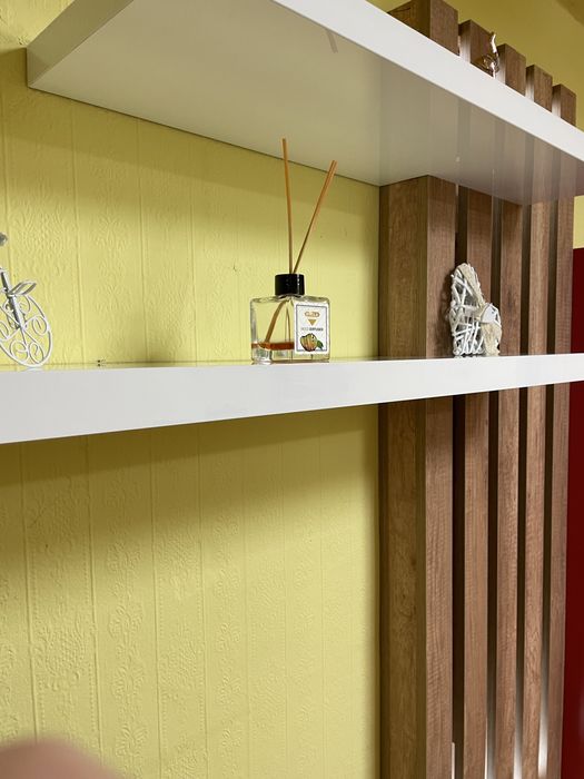 Модерна секция   Мдф   С  панел и осветление