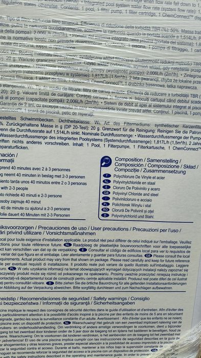 Piscina ovala Tortuga 4.27/2.50/1m