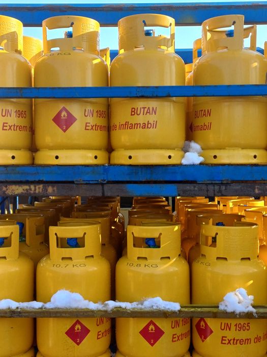 Butelii pentru aragaz și centrala termica