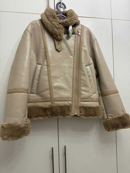 Новая куртка дубленка авиатор H&M, размер  L (50/56)