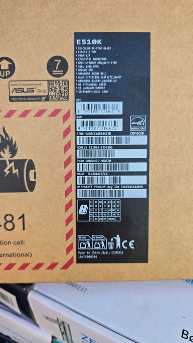Laptop asus sigilat