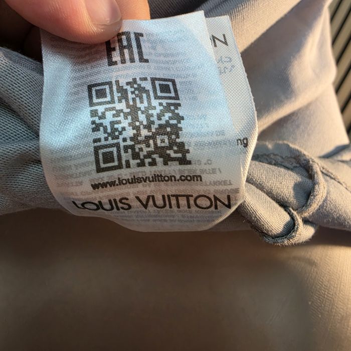 Tricou Louis Vuitton gri, bumbac, unisex. Marimea S. Farfetch, nou cu eticheta