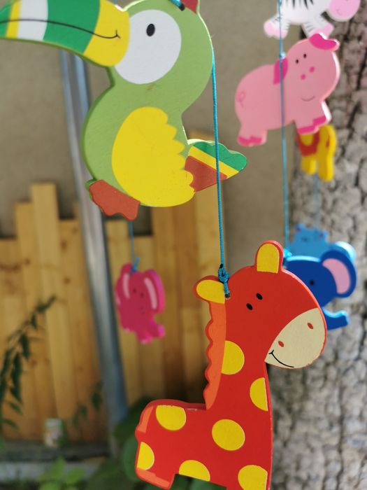 Carusel mobil Arca lui Noe pentru camera copilului/bebe