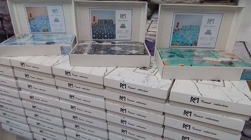 Постельное бельё в подарочной коробке