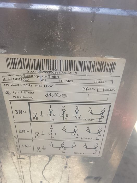 Plita si cuptor siemens