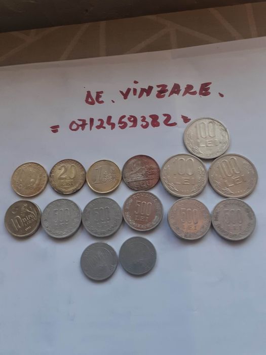 Monezi vechi de vanzare ! Euro, lei etc!