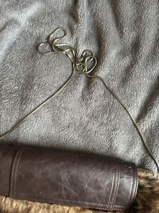 Винтидж чанта с косъм