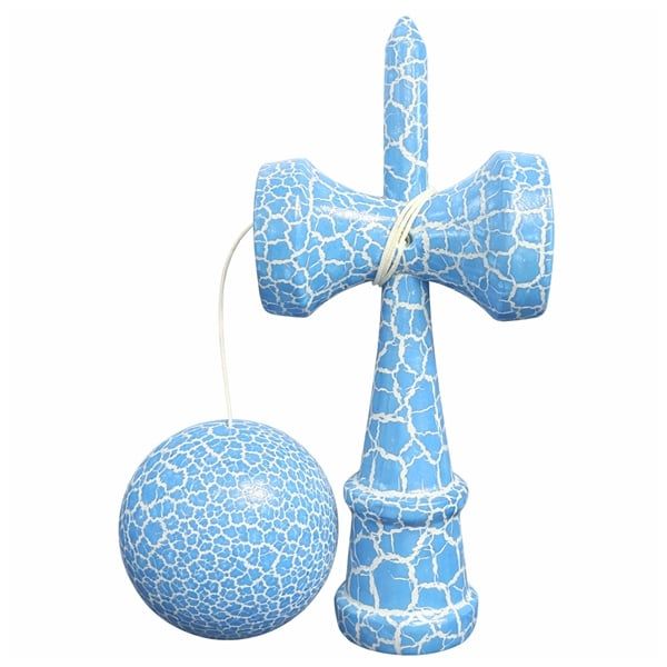 Set de trei Kendama X Originala, 18 cm, verde/albastru/negru