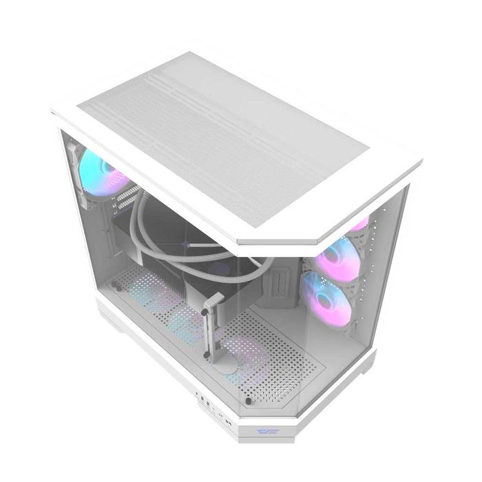 ' Корпус для ПК darkFlash DQX90 WHITE (ATX, 4x Fans)
