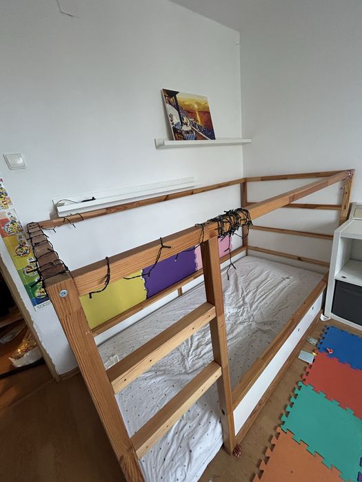 Pat kura ikea reversibil+saltea cadou