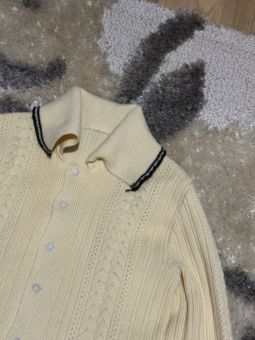 Sweter  alb harast teicotat