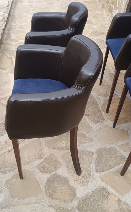 Кожени бар столове