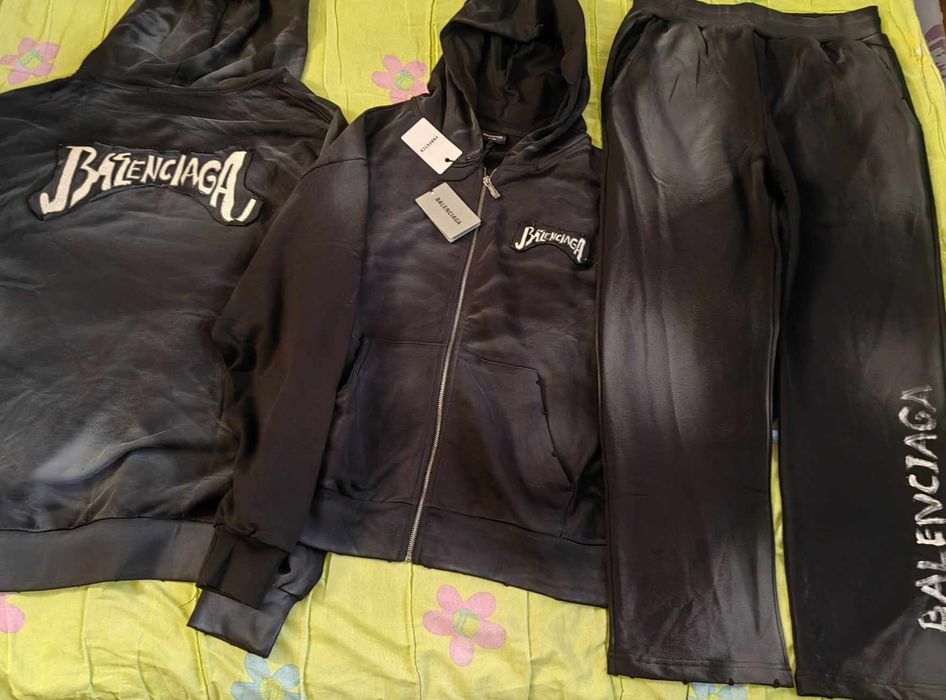 ТОП!Balenciaga черен колекция 2024г